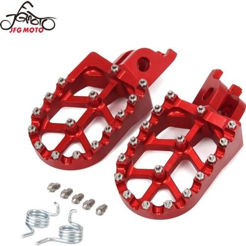 Motorcycle CNC Footrest Footpeg Foot Pegs For HONDA CR125 CR250 250R CRF250R CRF250X CRF450R CRF450RX CRF450X CRF250L M KXF KX