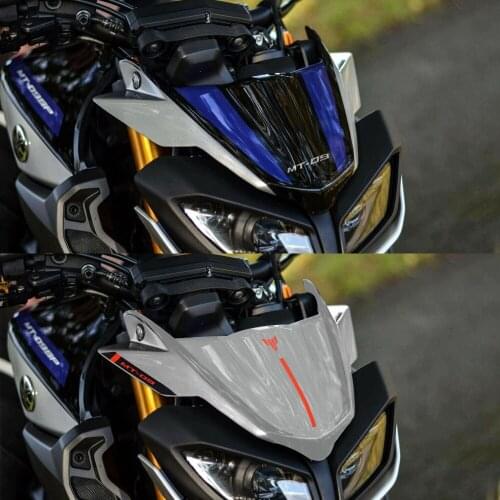 FOR YAMAHA MT 09 MT09 FZ09 FZ 09 Motorcycle Accessories New Windshield Front Windscreen air deflector windshield