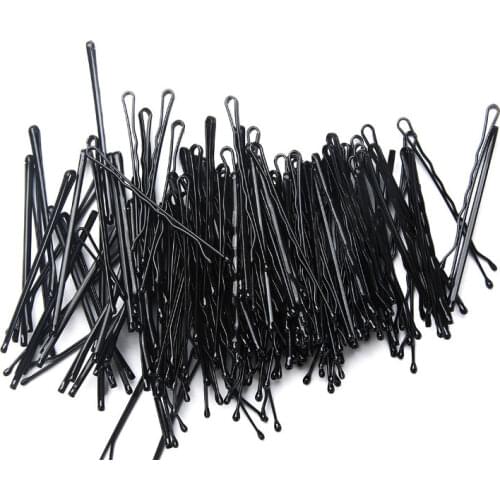 120PCS Black Hair Clip Ladies Hairpins Girls Curly Wavy Grips Hairstyle Hairpins Women Bobby Pins Styling Hair Accessories