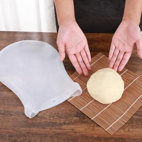 1Set Cooking Pastry Tools Soft Silicone Preservation Kneading Dough Flour-mixing Bag Kitchen Gadget Accessories