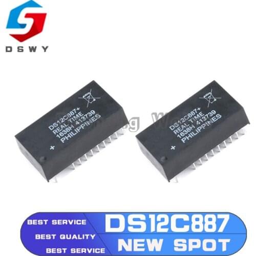 1Pcs DS12887 DS12C887+ DS12887 DIP-18
