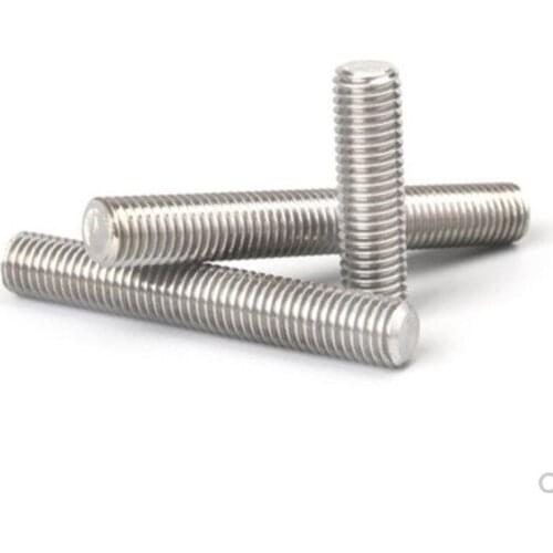 10pcs/lot Stainless steel full thread rod threaded bar M6