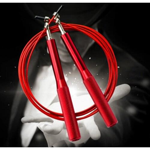 3M Aluminum Handle Wire Skipping Ropes Fitness Childrens Aluminum Alloy Handle Exercise Workout Jumping Rope