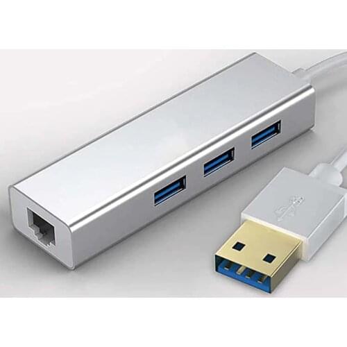 1000Mbps Ethernet Adapter,USB C HUB,3 Ports USB 3.0 HUB USB to RJ45 Gigabit Ethernet Adapter for Laptop Computer Accessories