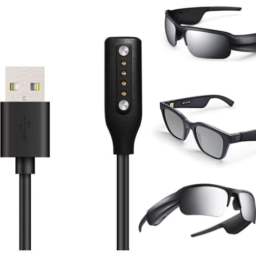 Smart Glasses Charger Adapter Charging Cable Cord Wire for Bose Frames Alto S M L Rondo Soprano Tenor Magnetic Portable Adapter