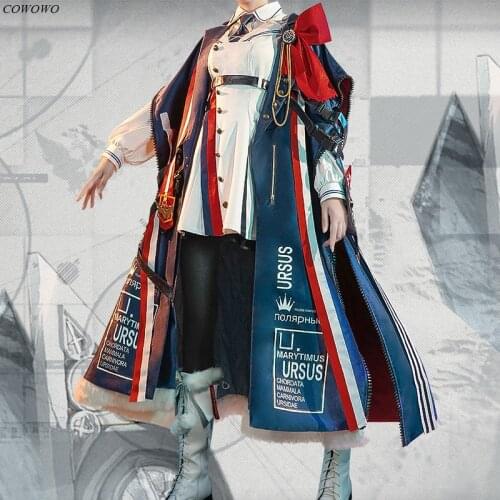 Anime! Arknights Nataliya Andreyevich Rostov Роса RHODES ISLAND Game Suit Uniform Cosplay Costume Halloween Outfit Free Shipping