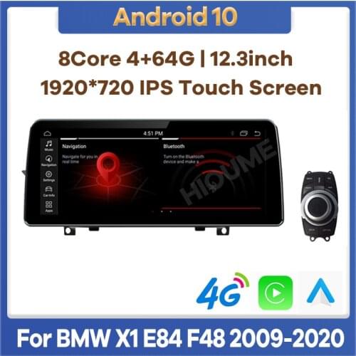 12.3" 8Core CPU 8G RAM Android 10 Car Multimedia Player for BMW X1 E84 F48 2009-2020 w/ GPS Navigation CarPlay Stereo Radio