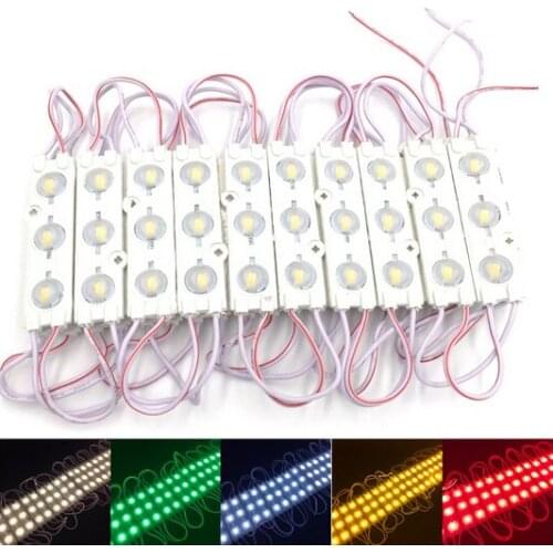 Free Super Bright 5730 LED Module Injection lens 3leds/piece 12V 160 Degree Waterproof Warm white/Cool White ,free shipping