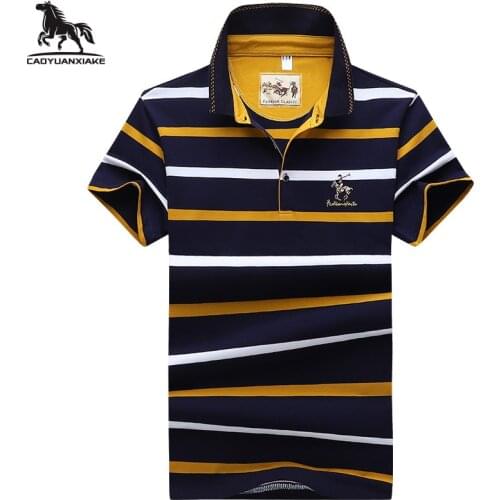 CAOYUANXIAKE Short Sleeve Polos For Men