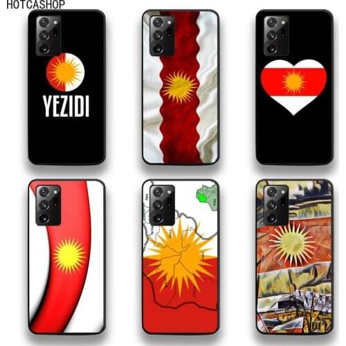 Yazidis Flag Phone Case For Samsung Galaxy Note20 ultra 7 8 9 10 Plus lite M51 M21 M31S J8 2018 Prime