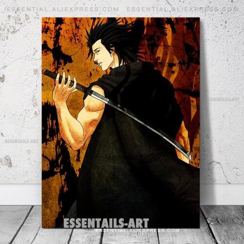 Black Katana Yami Sukehiro Black Clover Poster Canvas Wall Art Painting Decor Pictures Bedroom Study Room Home Decoration Prints
