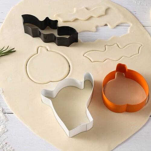 Halloween Cookie Cutters Set Premium Stainless Steel Stencils for Halloween Party Decorations TS2 Bakeware Cookie Tools