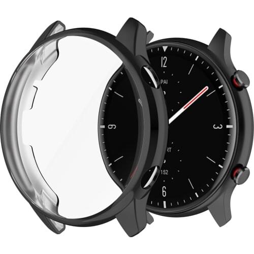 Screen Protector Flexible Cover For Huami Amazfit GTR 2e Watch Case GTR2e Lightweight Bumper Soft TPU Scratch-resistant Shell