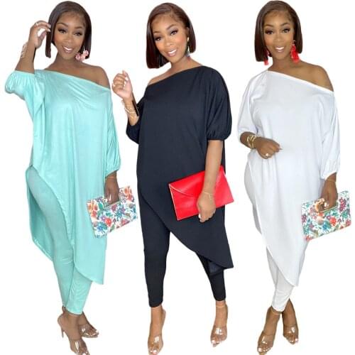 Two Piece Sets Womens Outfits Fall Fashion Urban Leisure Fresh Sweet Pure Color Printing Casual Clothing Wholesale Dropshipping