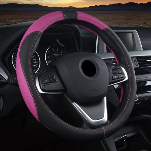 DERMAY Steering Wheel Cover Beautiful/Auto Steering-Wheel Case Protector Universal 38cm for Car,Truck,SUV,etc.Factory direct