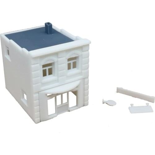 Outland Models Railway Layout Classic 2-Story City Shop Type G 1:87 HO Scale