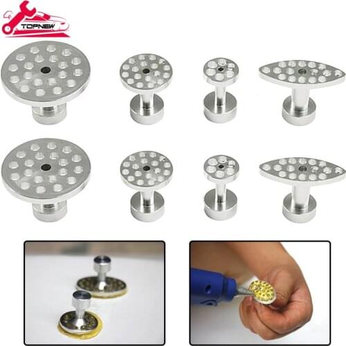 Paintless Dent Repair Tool 8pcs Aluminum Glue Puller Tabs Paintless Dent Repair Hail Removal Tool