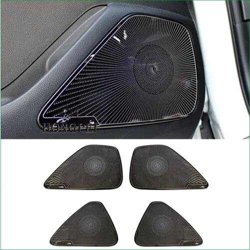 Car Door Speaker Audio Ring Cover Trim Car styling For Toyota Corolla 2019 2020 loudspeaker Covers Interior Parts