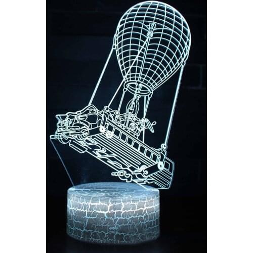 Bedroom Decoration Night Lights Nordic Lamp Hot Air Balloon Bedside Room Desks Desk 3d Lamps Living Table Led Modern Deco Girl