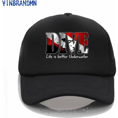 Scuba Dive Club Latest fashion baseball cap Life is Better Underwater men Sea Water Sports Diver Gift idea Design cap men women