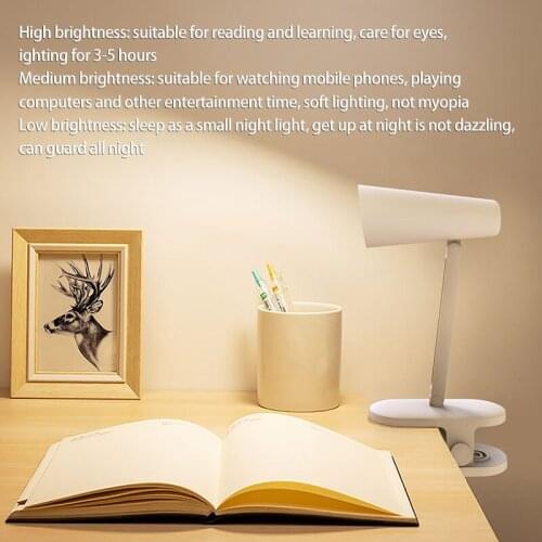 2021 new Desk Lamp Table Lamps student eye protection reading desk lamp rechargeable foldable bedside creative book lamp