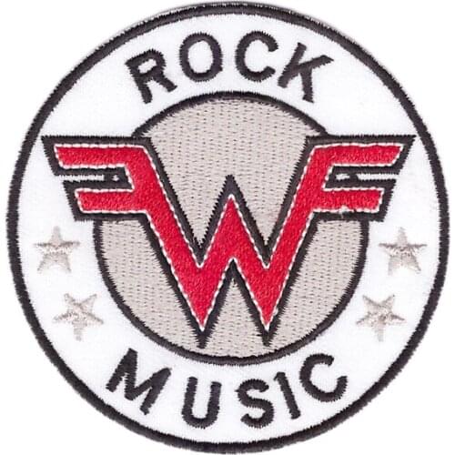 New WEEZER SEW, IRON ON PATCH EMBROIDERED Indie Rock Music Power pop Punk Emo