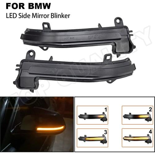 For BMW 1 2 3 4 Series F20 F21 F22 F23 F30 F31 F32 F33 F34 X1 E84 I3 LED Dynamic Turn Signal Light Side Mirror Indicator Lamp
