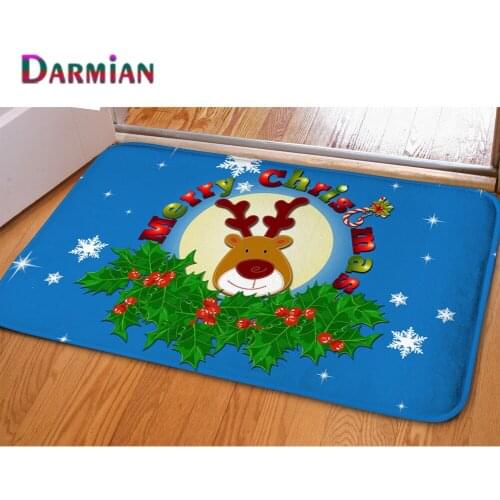 DARMIAN 2021 Christmas Design Carpets Cute Creative Elk Print Mats Rugs Decor Home Decoration Floor Mat Carpets Tapete Para Sala