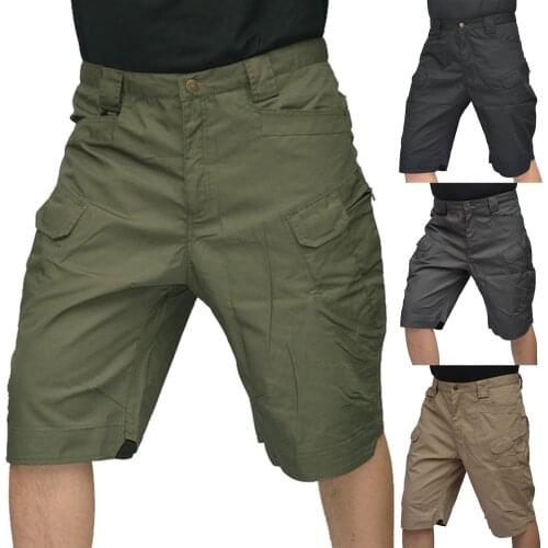 Outdoor Tactical Shorts Cargo Shorts Summer Male Jogger Shorts Multi-pocket Casual Working Army Waterproof Quick-dry
