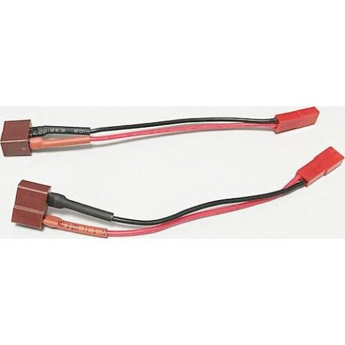 T Female To JST male Soft Silicone Wire Switch 22AWG Cable 100mm RC Cable Connector