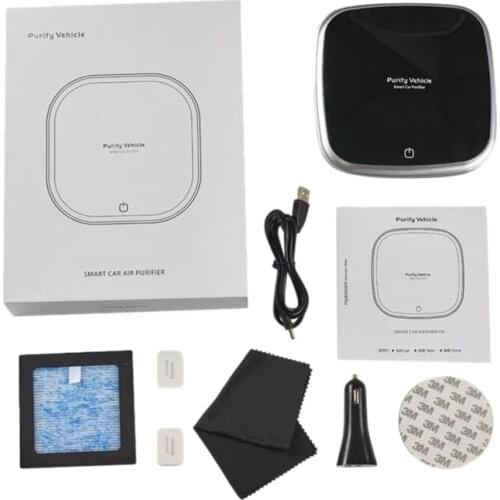 Smart Car Air Purifier Portable Negative Ion Air Purifier Usb Fog Cleaner Automatic Fresh Air Freshener Oxygen Bar Remove Smell