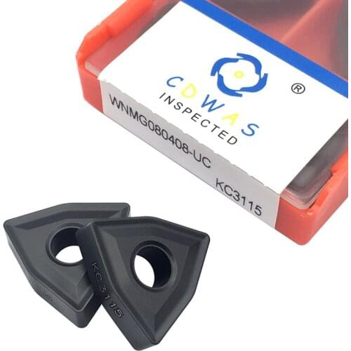 WNMG080408 UC KC3115 Carbide Inserts External Turning Tool High Quality WNMG 080408 Blade CNC Lathe Tools Cutting For Cast Iron