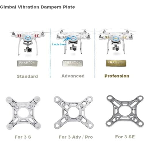 Gimbal Vibration Dampers Plate Camera Protection Gear Shock-absorbing Board for DJI Phantom 3 Standard Advanced Professional 3SE
