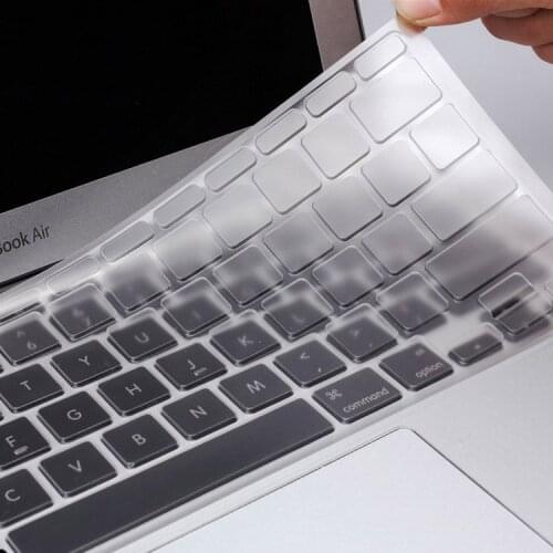 TPU Keyboard Cover Skin Protector For Apple macbook Air Pro with Retina 11 12 13 15 17 Touch Bar 13.3 15.4 2014 2015 2016 2017
