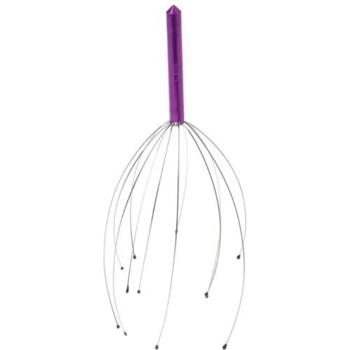 1PC Neck Scalp Massager New Head Massage Tool Stainless Steel Stress Relax