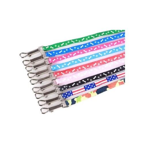 10pcs/lot Pet products paster colorful printing chest back printing cat rabbit dog chain traction belt pet traction rope