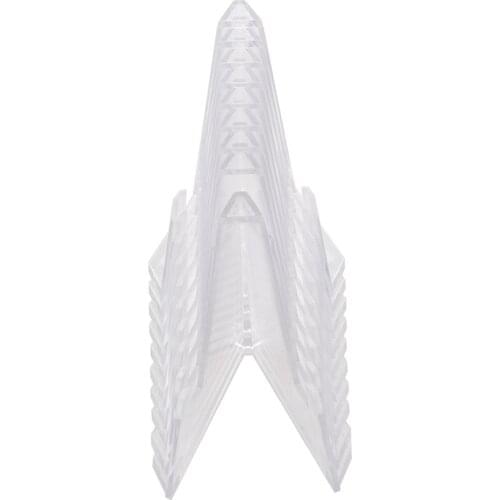 10x Transparent plastic Medals Coins Display Stand Easel Show Holder Exhibit Mount