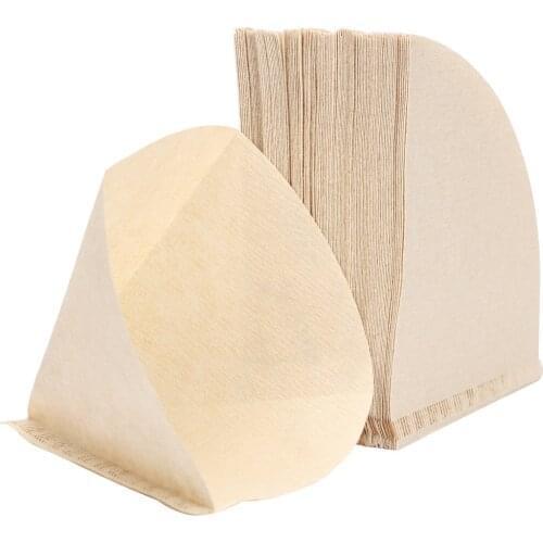 100 Pcs/Set Filter Paper Log Coffee Machine Accessories Quality Durability New Hot Strength Not To Burst Disposable Filters