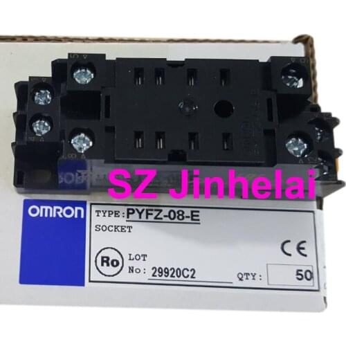 50pcs OMRON PYFZ-08-E Authentic Original RELAY SOCKET CONNECTING SOCKET (is PYF08A-E upgrade)