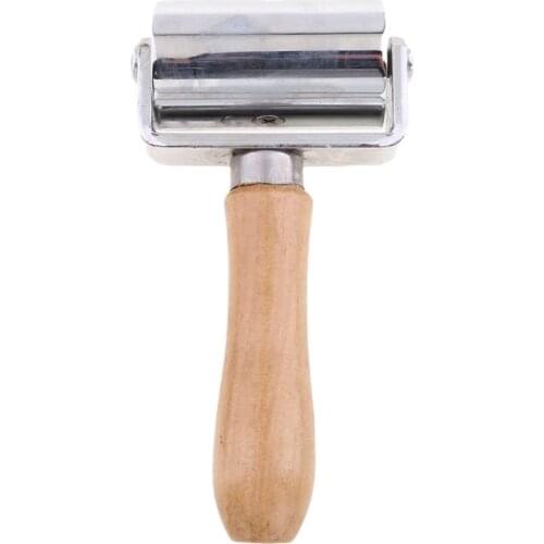 ABSF DIY Handmade Cowhide Leather Leather Art Leather Carving Tools Piping Device Edging Device Rubber Roller