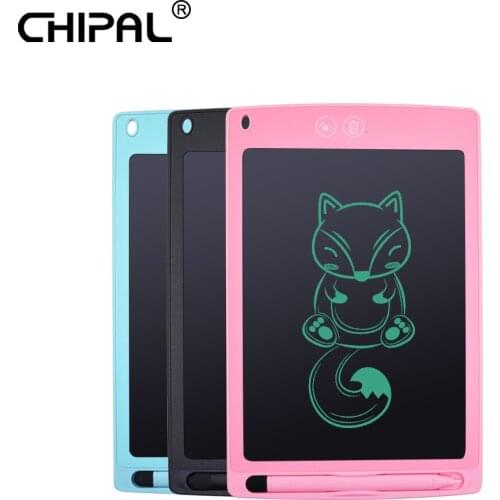 CHIPAL Partial Erasable Smart LCD Digital Writing Tablet 8.5inch Part-Erase Electronic Doodle Drawing Board With Stylus Pen Kids
