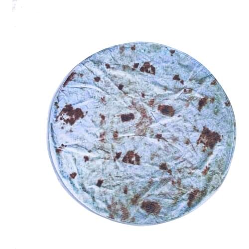 Home Furnishing Round Omelet Carpet Fashionable Soft Non Slip Anti Dirty Comfortable Mat