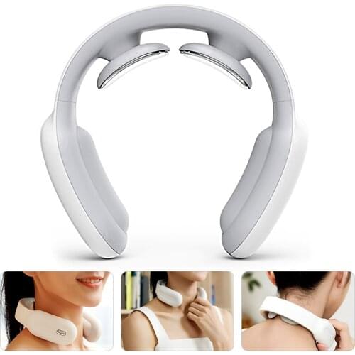 Electric Neck Massager Pain Relief Tool Health Care Relaxation Massage Pulse Cervical Vertebra Physiotherapy Instrument