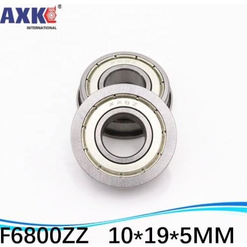 F6800 F6800-ZZ F6800ZZ F6800-2Z SF6800ZZLF-1910ZZ Flanged Flange Deep Groove Ball Bearings 10*19*21*5*1 mm