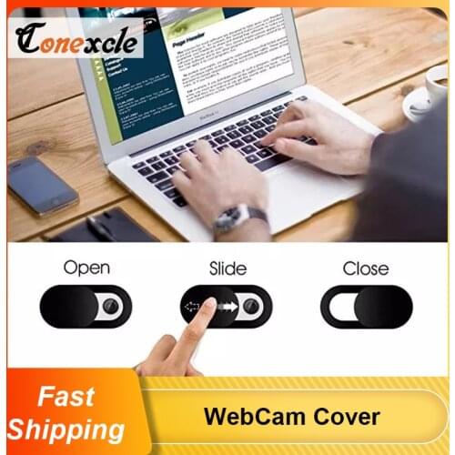 WebCam Cover Shutter Magnet Slider Universal Antispy Camera Cover For Web Laptop iPad PC Macbook Tablet lenses Privacy Sticker
