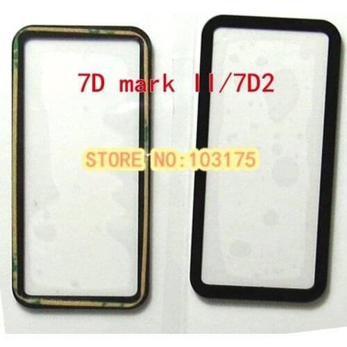 NEW For Canon EOS 7D Mark II / 7D2 Top Outer LCD Display Window Glass Cover Repair Part