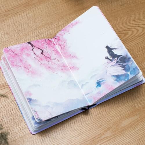 New Style Ancient Style Color Page Diary Book Dream Illustration Hand Ledger Student Diary Book