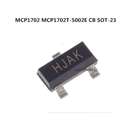 Original new 20pcs/ MCP1702 MCP1702T-5002E CB SOT-23 5V 5.0V