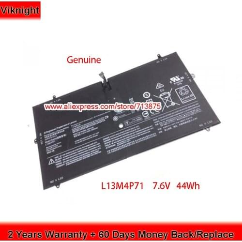 Genuine 7.6V 44Wh L13M4P71 Battery for Lenovo Yoga 3 Pro 1370 Series Pro-1370 80HE Pro-1l370 Pro-5Y71
