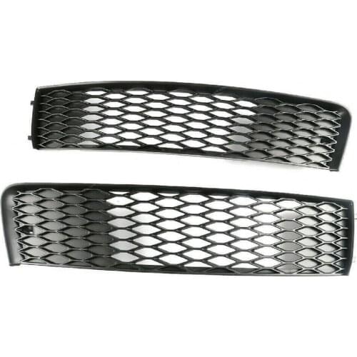 Car Front Bumper Fog Light Grilles Durable Anti-dust 4L0807697B 4L0807698B For Audi Q7 Sport 10-15